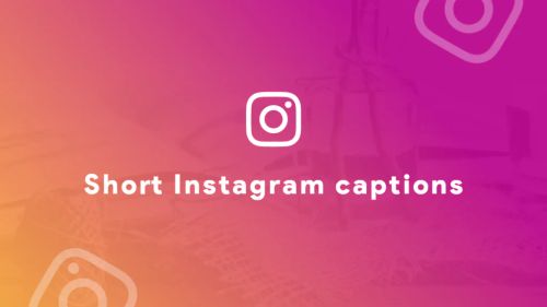short instagram captions