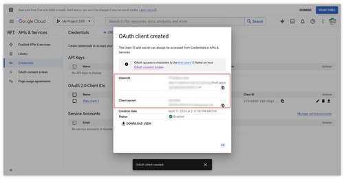 使用 Google 谷歌 OAuth 2.0 服务登录第三方网站