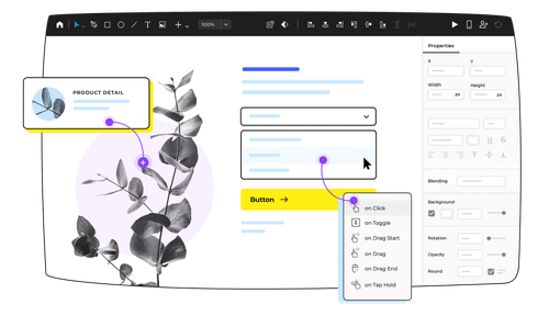 Design and prototyping tool for web and mobile apps