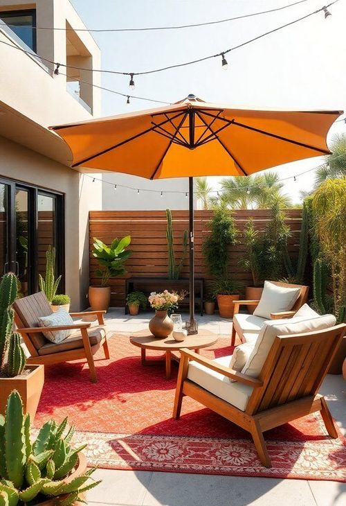3 Essential Elements for Year-Round Mid-Century Modern Style Out… in 2025 | Mid century modern patio furniture, Mid century modern outdoor furniture, Modern backyard design