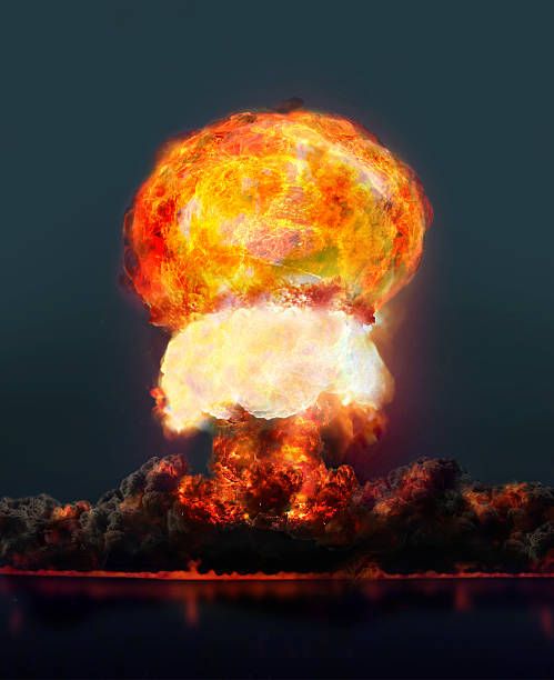 explosion nucléaire - champignon nucléaire photos et images de collection