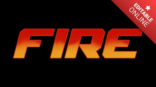 Fire Text Effect Online