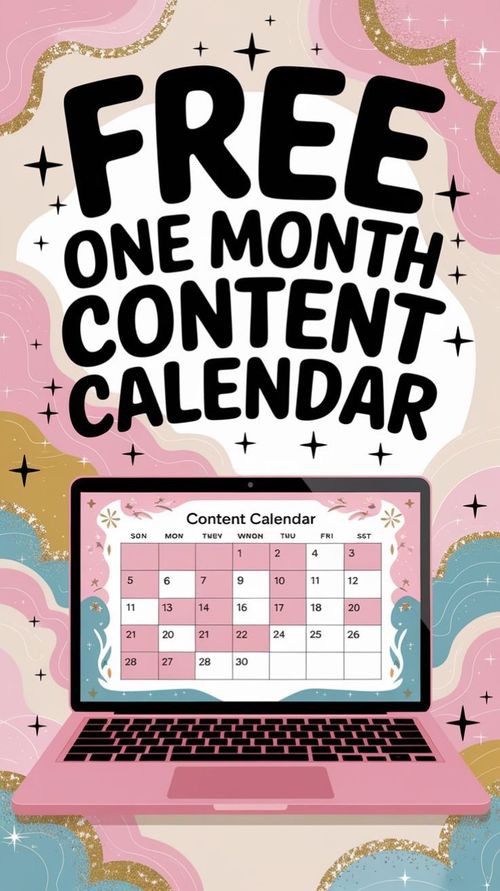 Free Social Media Content Calendar For Busy Content Creators in 2025 | Social media planner template, Social media calendar, Social media planner printable