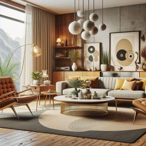 Retro Living Room