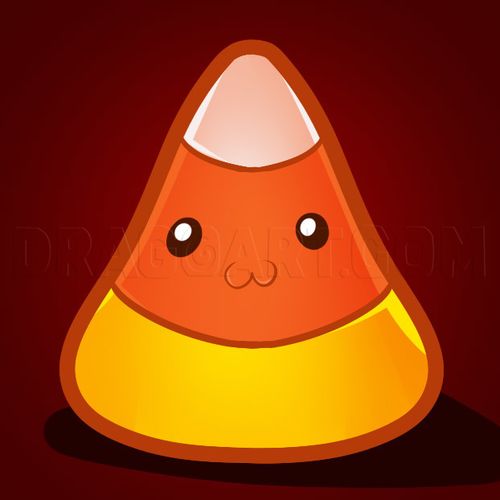 How to Draw Candy Corn, Candy Corn