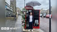 Ice cream shop opens in Tynemouth telephone box - BBC News