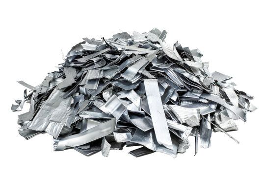 Aluminium scrap pile