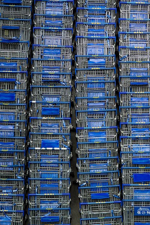 ikea trolleys - ikea cart stock pictures, royalty-free photos & images