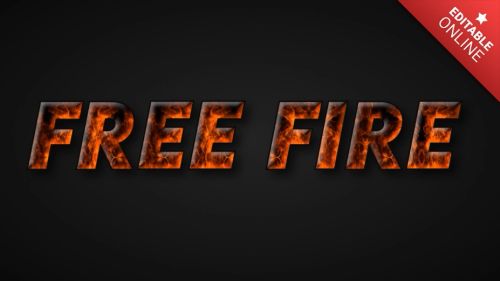 Free fire Text Effect