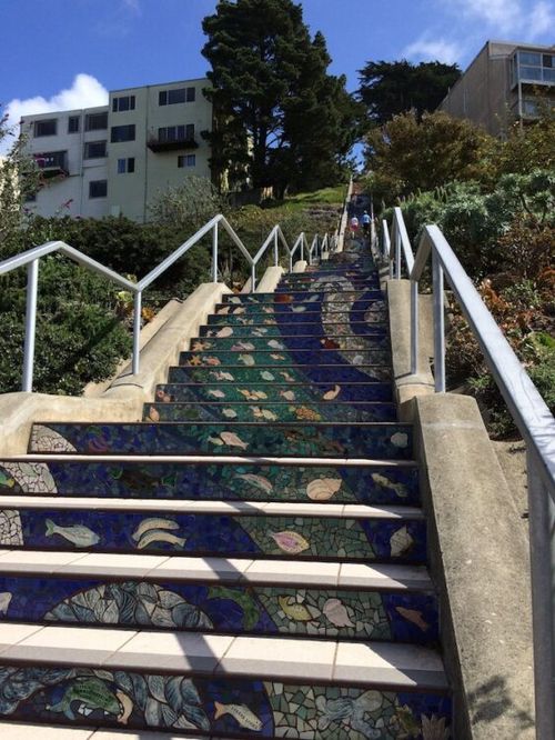16th Avenue Tiled Steps