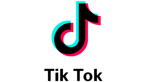 2017-2018 TikTok logo showing the note icon and "Tik Tok" written as two words.