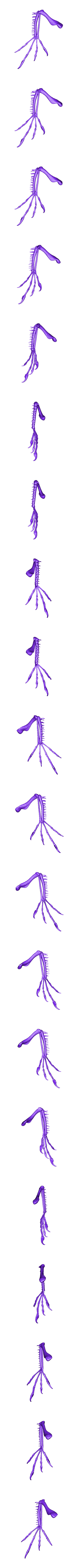 arm2.stl Jurrasic World Indominus Rex Skeleton 3d print 2 poses