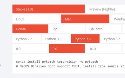 PyTorch Mac 安装教程