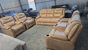 Genuine Leather 5-Seater Sofa