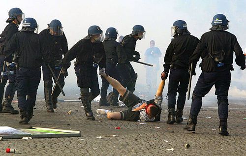 french strike against pension law - violent protest stock pictures, royalty-free photos & images