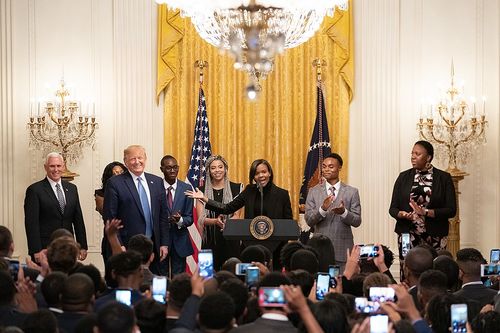 president trump delivers remarks at the young black leadership summit 48859291826