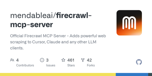 Firecrawl MCP Server：基于 Firecrawl 的网页爬虫 MCP 服务