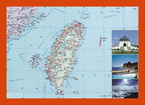 Map of Taiwan in chinese