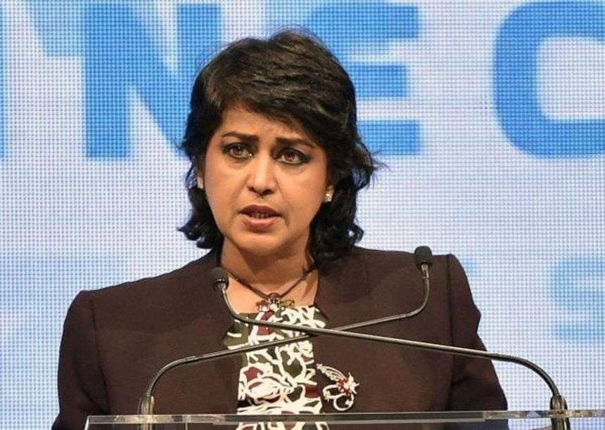 La présidente mauricienne Ameenah Gurib-Fakim à Budapest, le 29 novembre 2016. © Zoltan Mathe/AP/SIPA