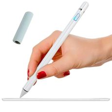 Stylus Pen Pencil 1st Generation Gen Replacement for Apple iPad Pro 1st iPad 1st 2nd 3rd 4th 5th iPad Mini 1 2 3 4 iPad Air 1st 2nd iOS Android Capacitive Tablet Touch Screen + Free Holder (White)