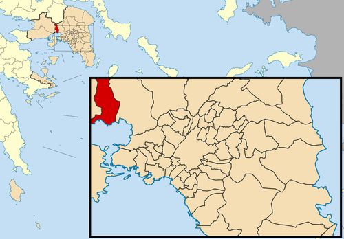 Location of Elefsina