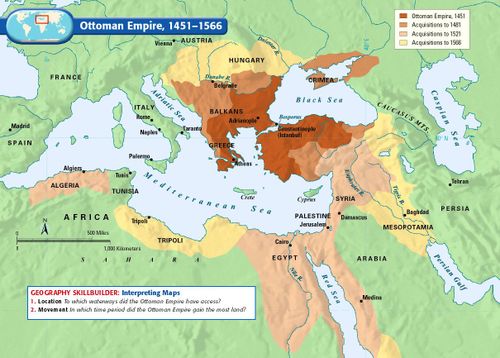 Ottoman Empire, 1451-1566 | Ottoman empire, Empire, Map