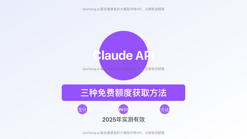 Claude API免费额度获取方法封面