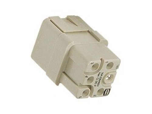 Contact insert for industrial connectors / Han Q 5/0-F-C
