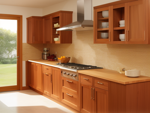 Teak Kitchen Cabinets