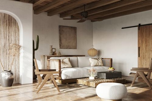 simple living room wall design