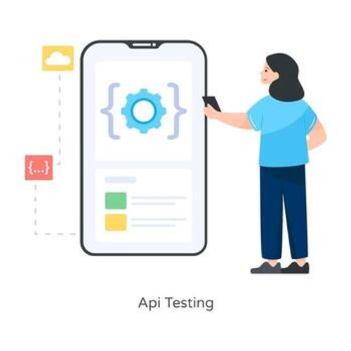 Api Testing Interface vector