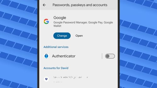 password, passkeys, accounts settings