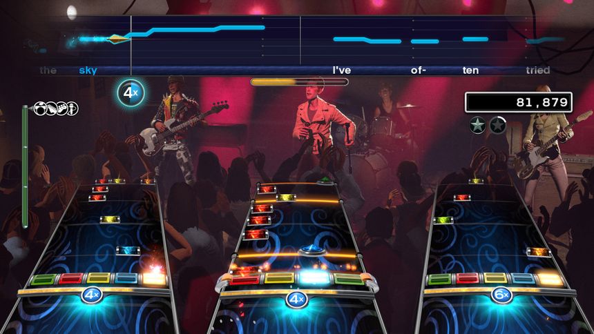 Full band gameplay