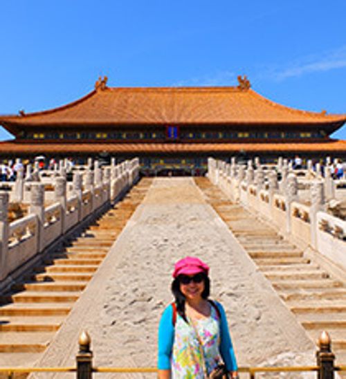 Forbidden City inspired architecture in Qufu