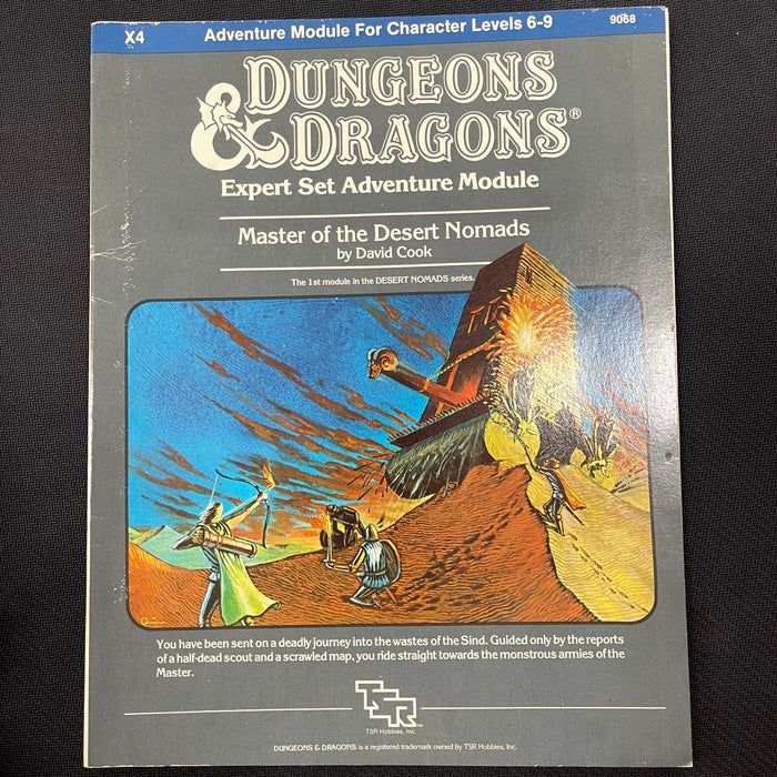 Dungeons and Dragons Expert Set - X4 Module - Master of the Desert Nomads RPG Heroic Goods and Games