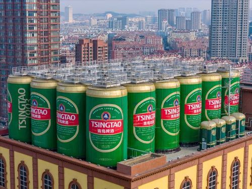Coastal tavern with beer and seafood in Qingdao