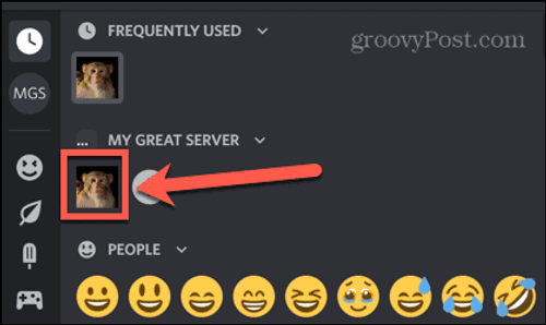 discord reaction choice