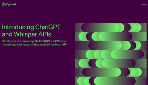 OpenAI 公開 ChatGPT API