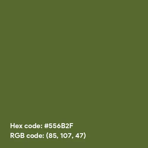 Dark Olive Green (Hex code: 556B2F) Color Thumbnail