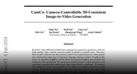 Paper page - CamCo: Camera-Controllable 3D-Consistent Image-to-Video Generation