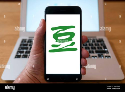Logo of Douban Chinese SNS Social Network Service on smart phone screen. - Stock Image