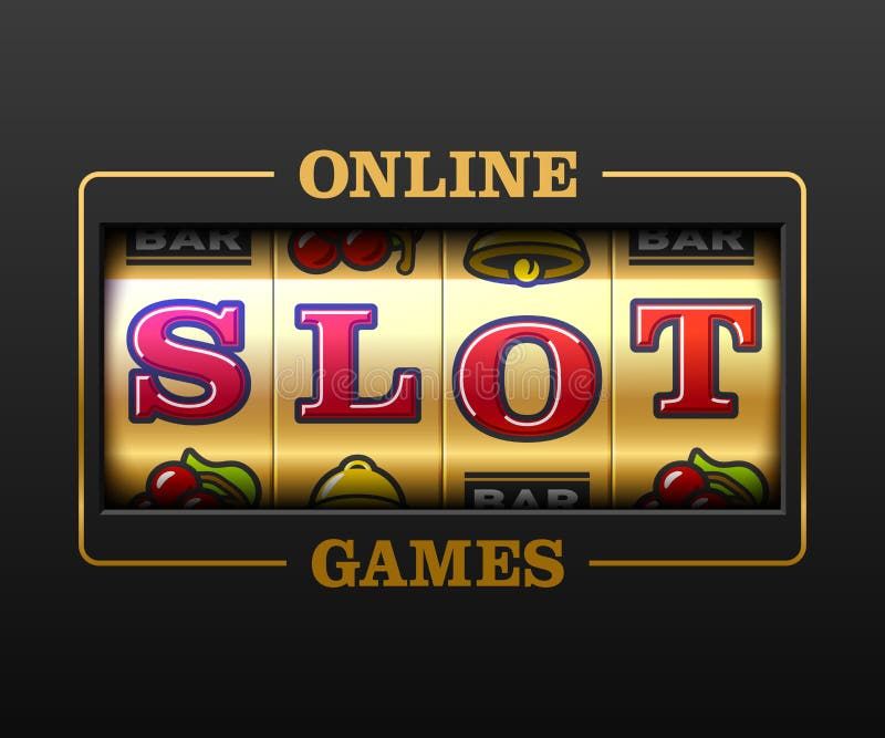 Online Slot Games Casino Banner Stock Vector - Illustration of prize, glowing: 111126173