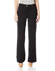 Riders by Lee Indigo Women's Ponte Knit Pant, Black, 10