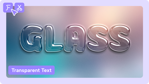 Generador de texto transparente