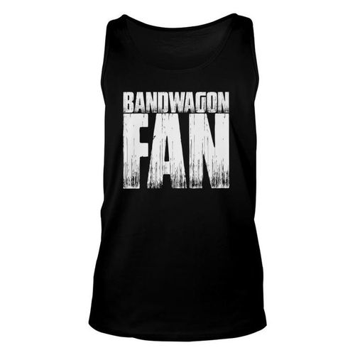 Bandwagon Fan Funny Sports Fan Vintage Meme  Unisex Tank Top