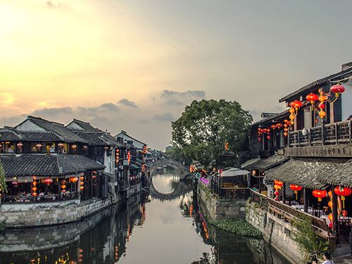 Ancient streets in Zhujiajiao