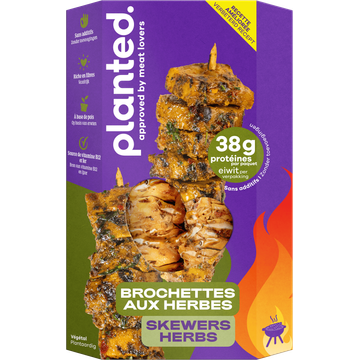 Planted. - Brochettes Aux Herbes / Skewers Herbs