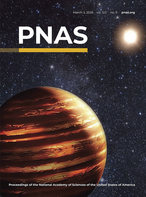 The cover image for PNAS Table of Contents Vol. 123 No. 9