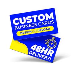 DOT4DOT Custom Printed Business Cards - Full Color Double Sided Premium (16PT) Thick Paper Stock UV Coating Glossy Finish 2x3.5 - Made in USA