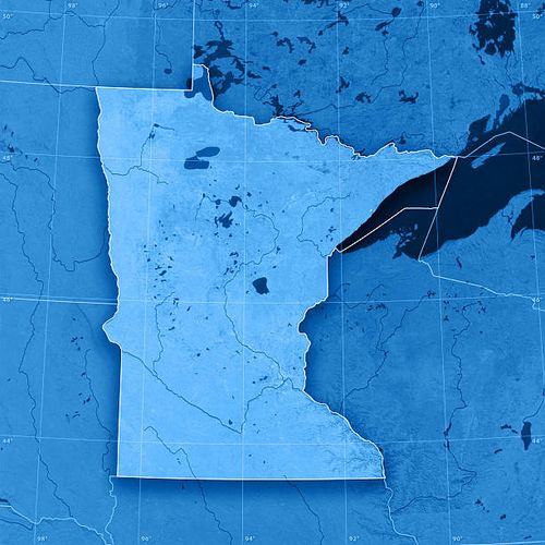 minnesota topographic map - minnesota-map stock pictures, royalty-free photos & images